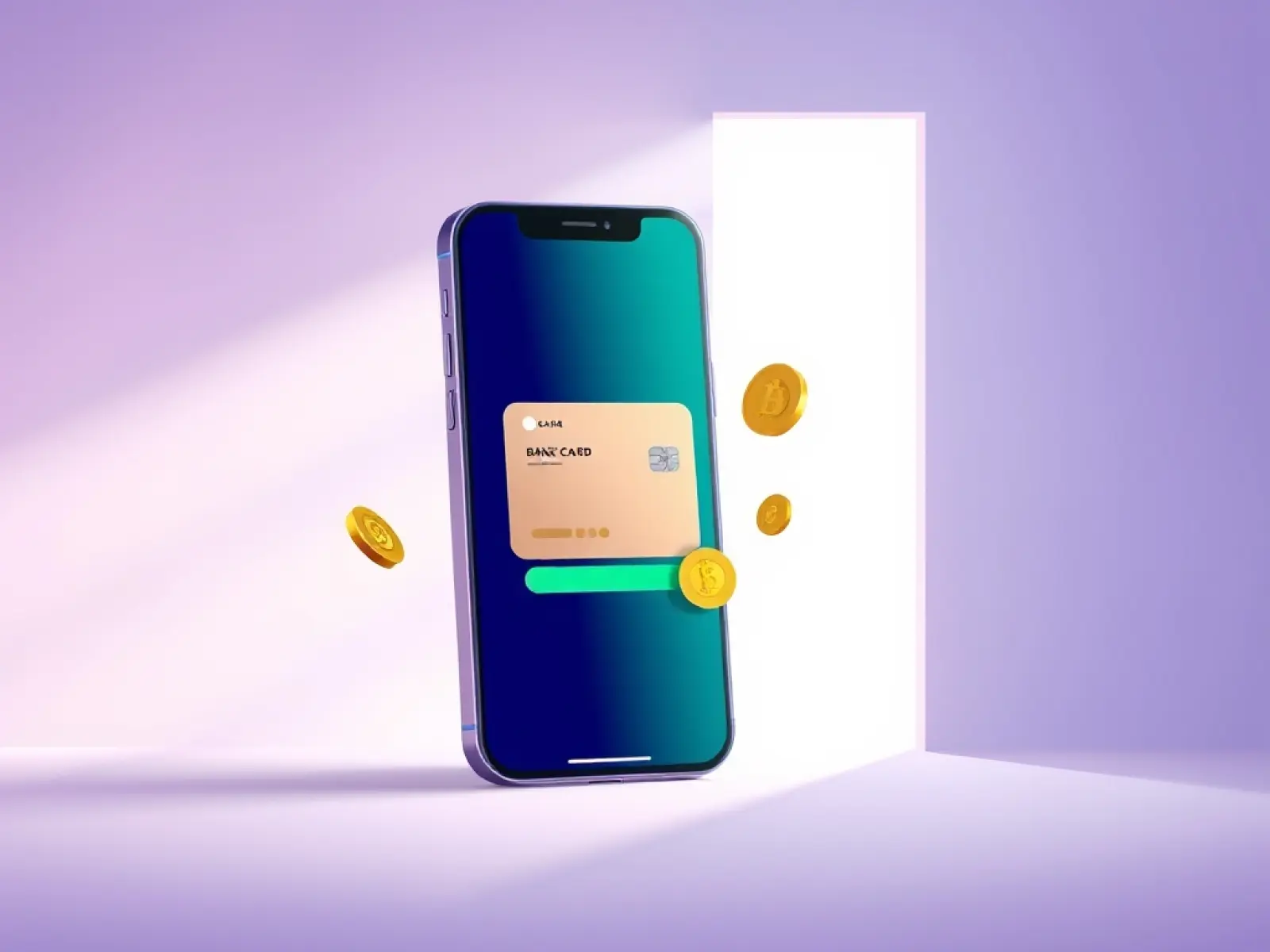 Smartphone mit Zahlungsbildschirm für Einzahlungen im Twindor Casino