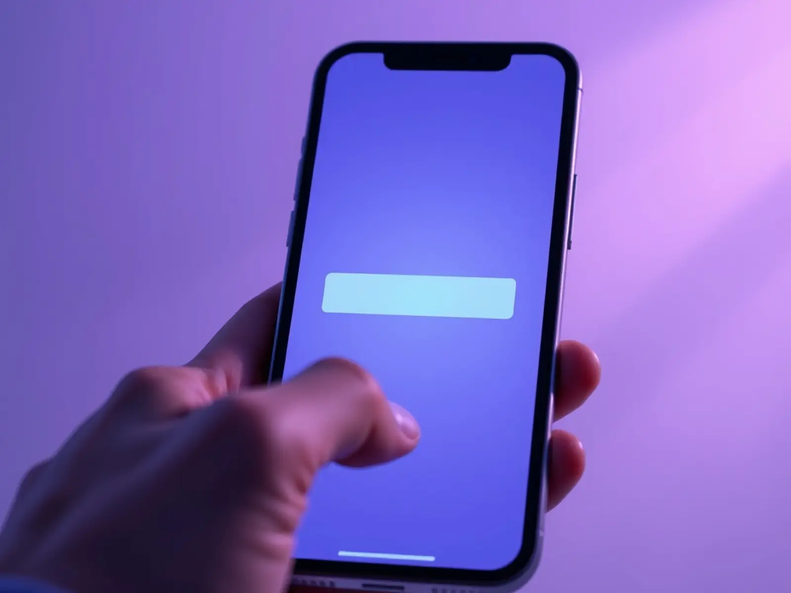 Smartphone bei der Eingabe eines Promo Codes im Casino